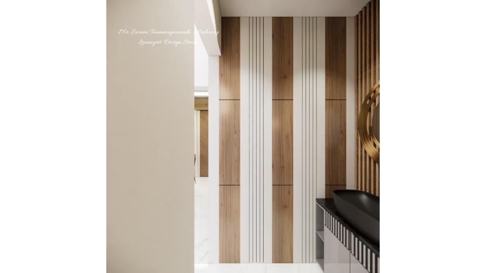 Groove cutting wall panelling