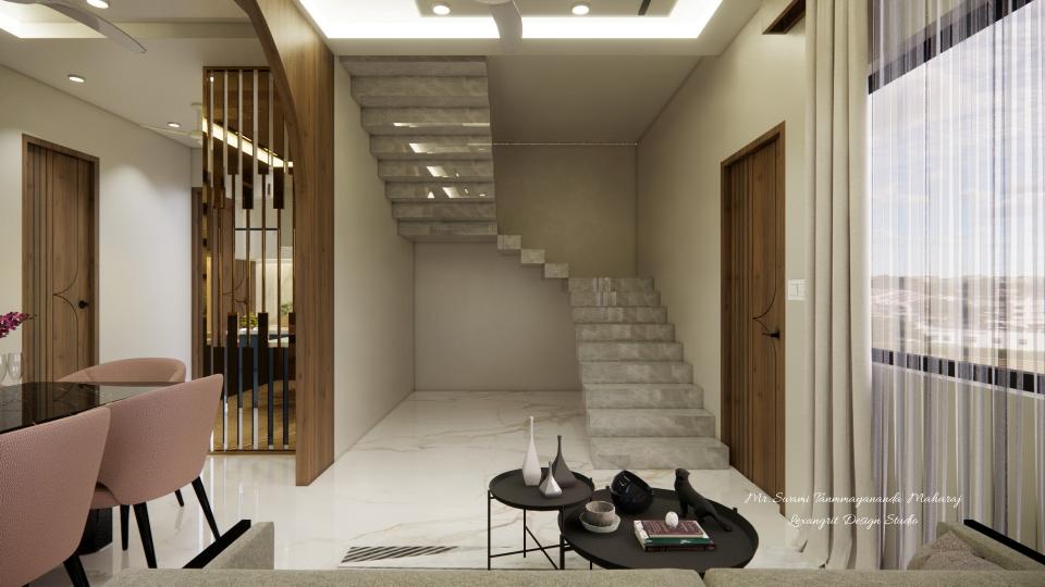 Seating area to staircase view