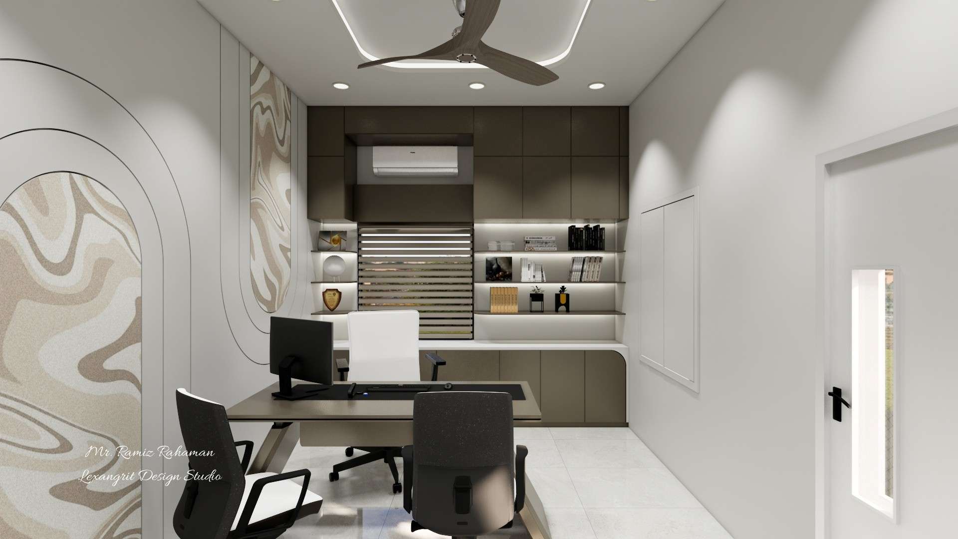 Small Office Interior Design in Bardhaman | Modern Boss Office Cabin & Table Design