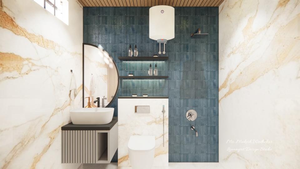 Attached toilet vanity unit and wc unit