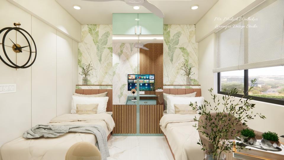 Bedroom wardrobed with mirror