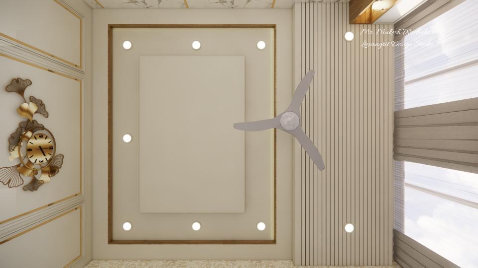 Living room false ceiling view