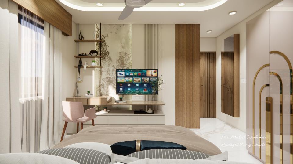 Mast bedroom TV unit front view