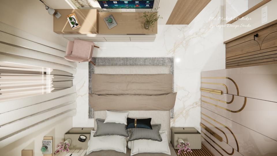 Master bedroom top view