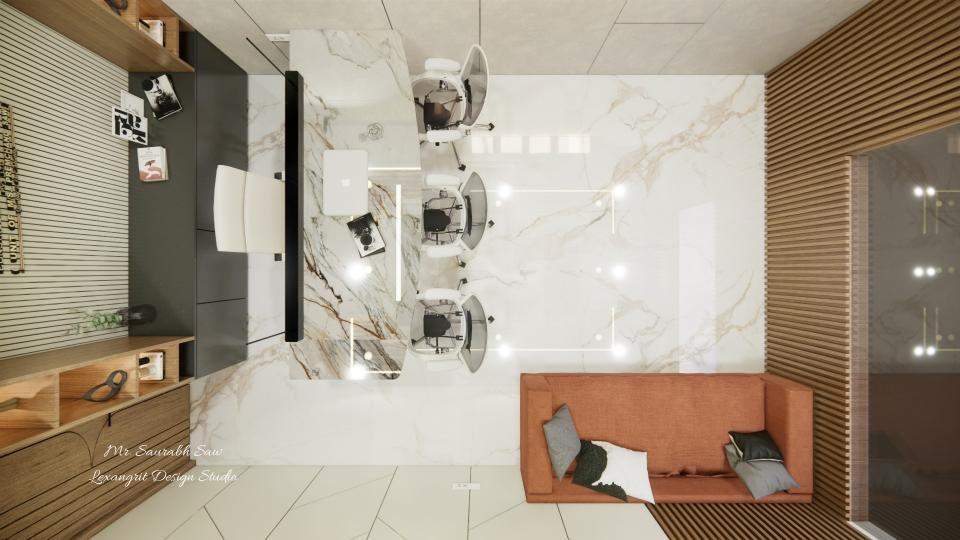 Office area top view