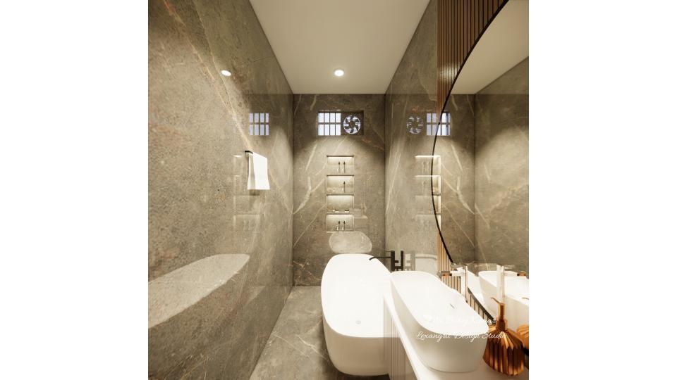 Bedroom room attach bathroom all view