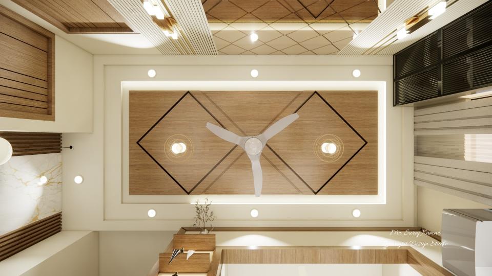 Dining area false ceiling view