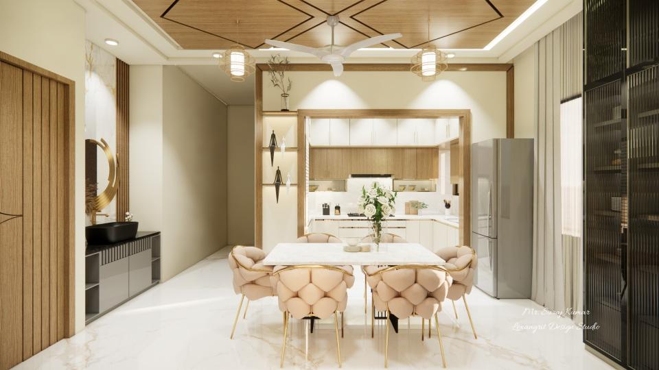 Dining area front of kitchen