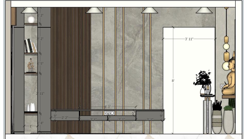 Living room all 2d dimensions