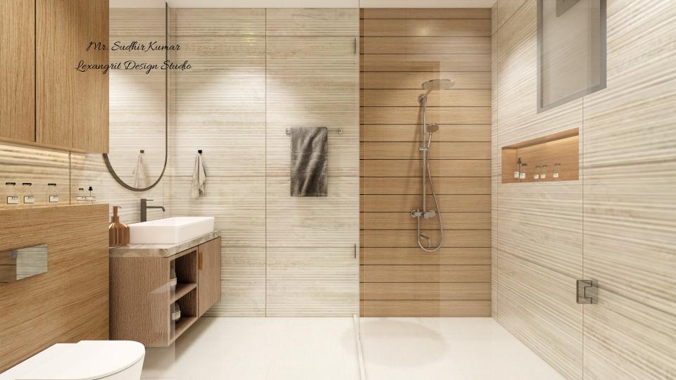 beautiful toilet tile design idea