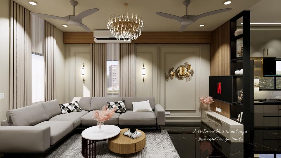 We are interior designers in Jamnagar | Mr. Devasibhai Nandaniya's project by Lexangrit Design Studio