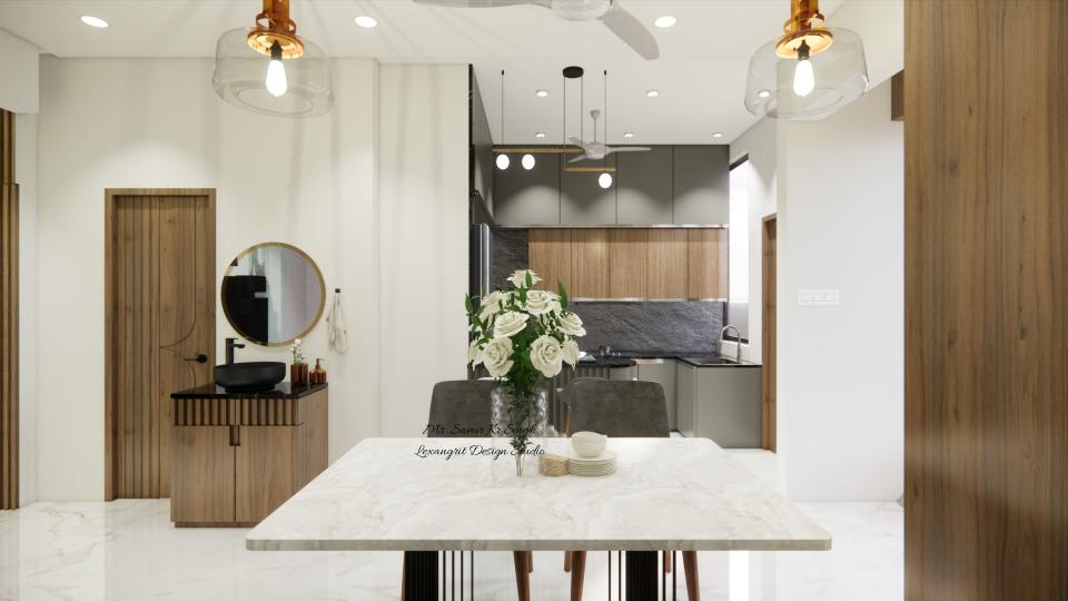 kitchen and dinning table design