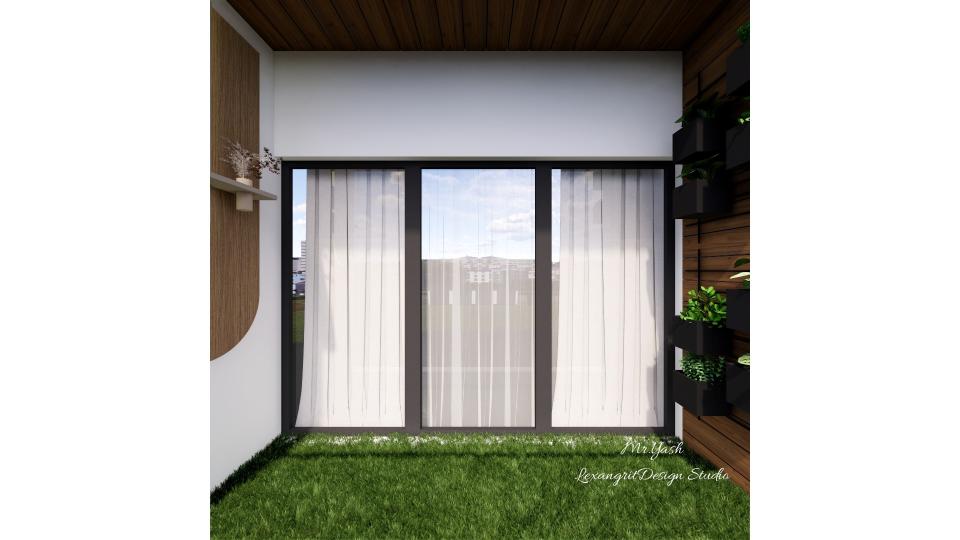 green eco friendly balcony