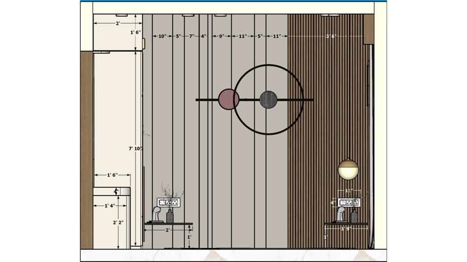 Bedroom luxury bed room and designing head board  and wardrobe,with dressing unit  2d dimension