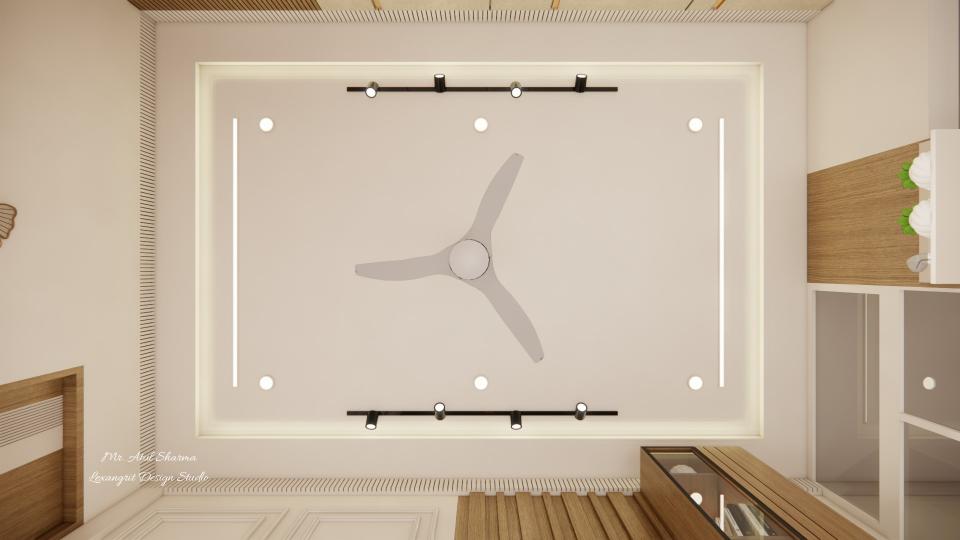 Living room false ceiling view